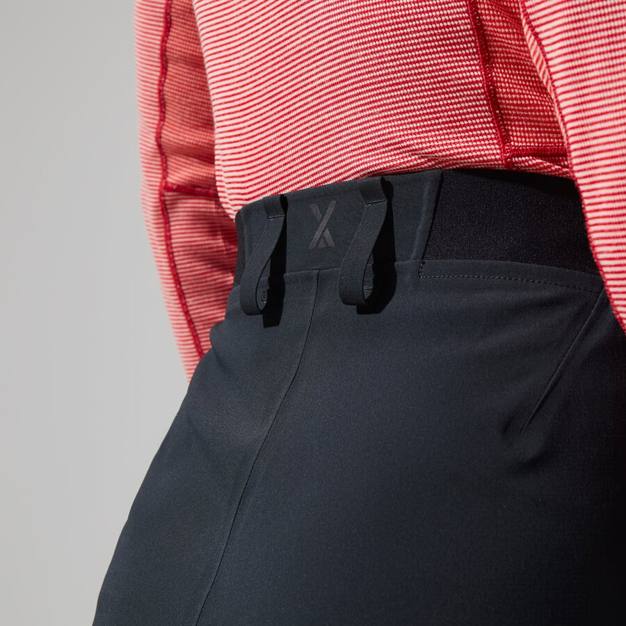 las mujeres del mtn guía de gore-tex pro pantalón rojonegro berghaus