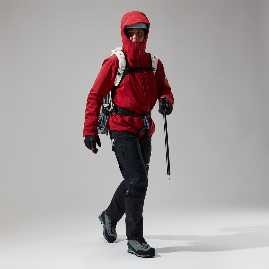las mujeres del mtn buscador de gore-tex pantalones - negro berghaus