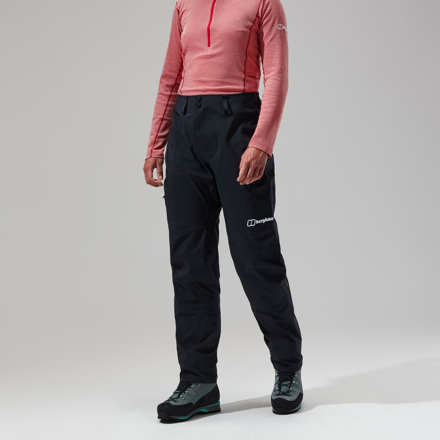 las mujeres del mtn buscador de gore-tex pantalones - negro berghaus