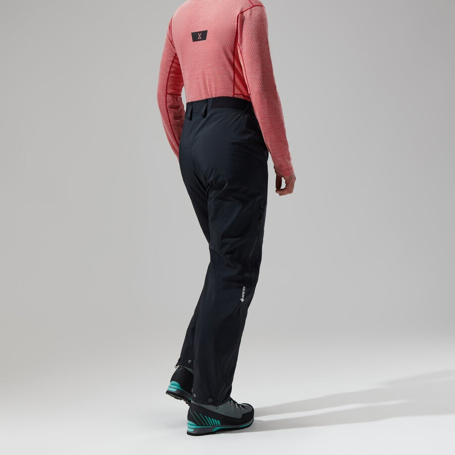 las mujeres del mtn buscador de gore-tex pantalones - negro berghaus