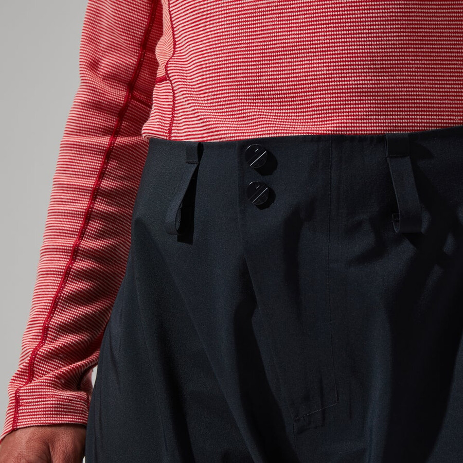 las mujeres del mtn buscador de gore-tex pantalones - negro berghaus