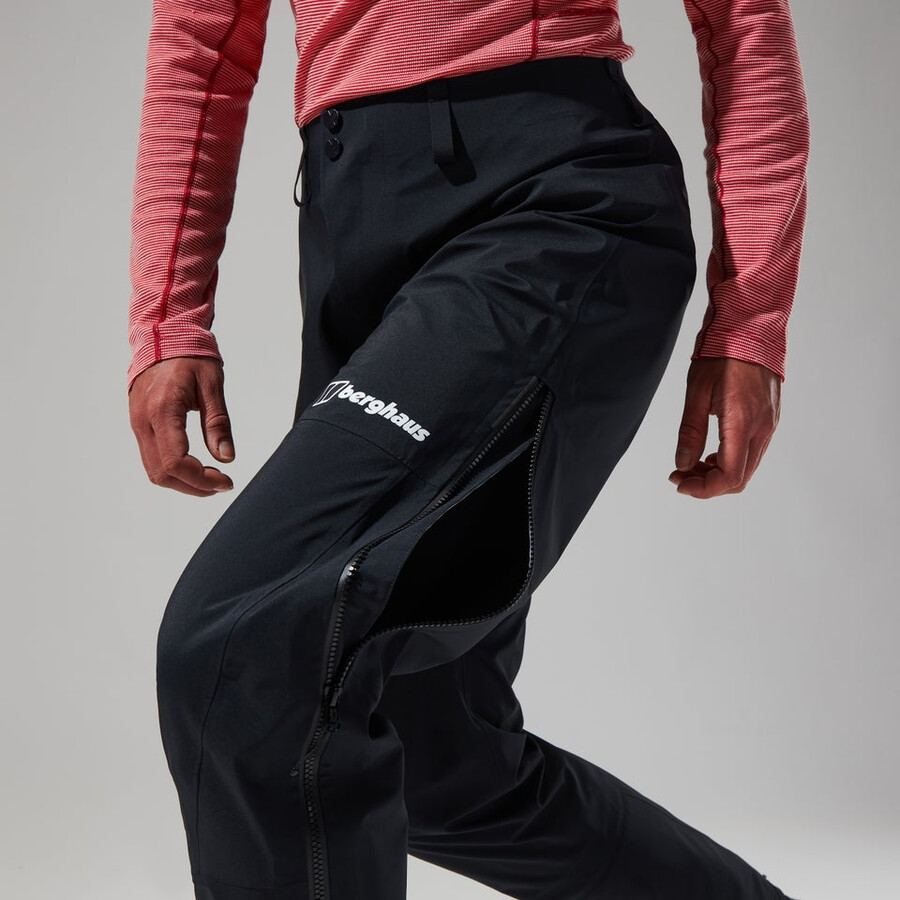 las mujeres del mtn buscador de gore-tex pantalones - negro berghaus