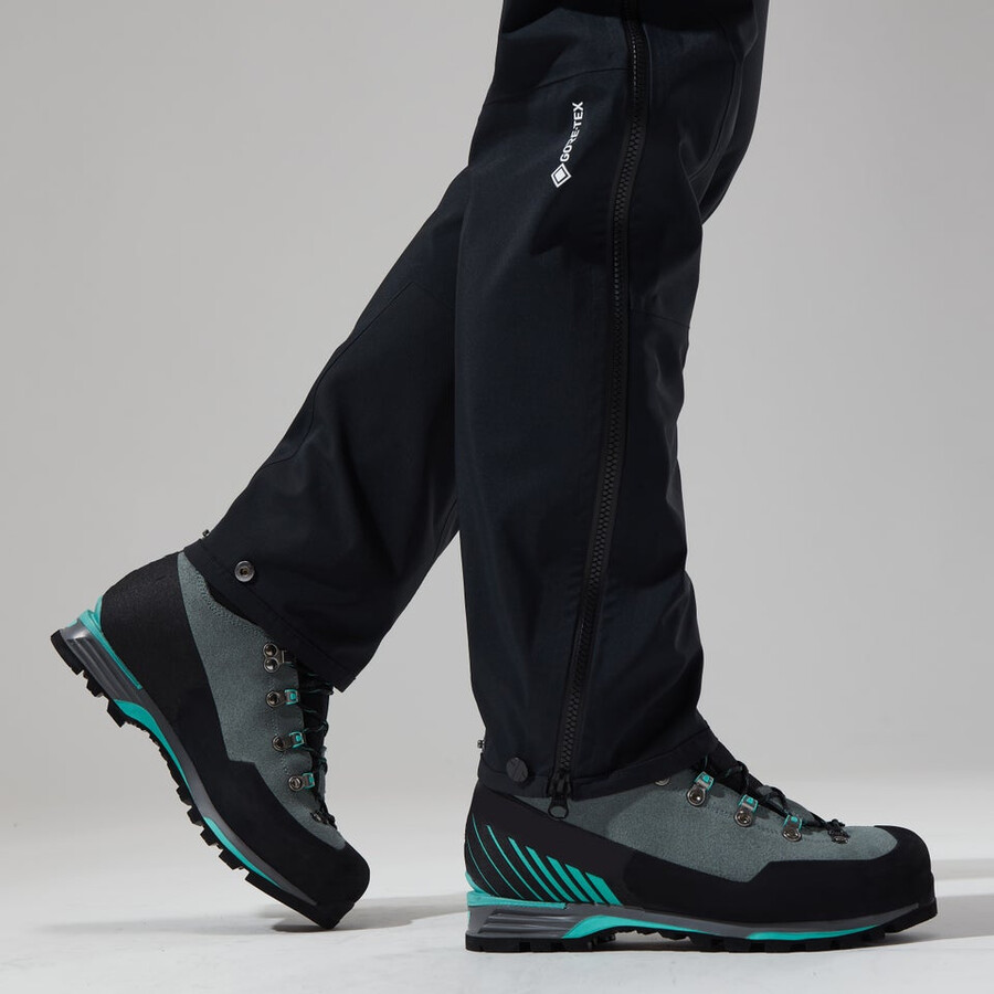 las mujeres del mtn buscador de gore-tex pantalones - negro berghaus