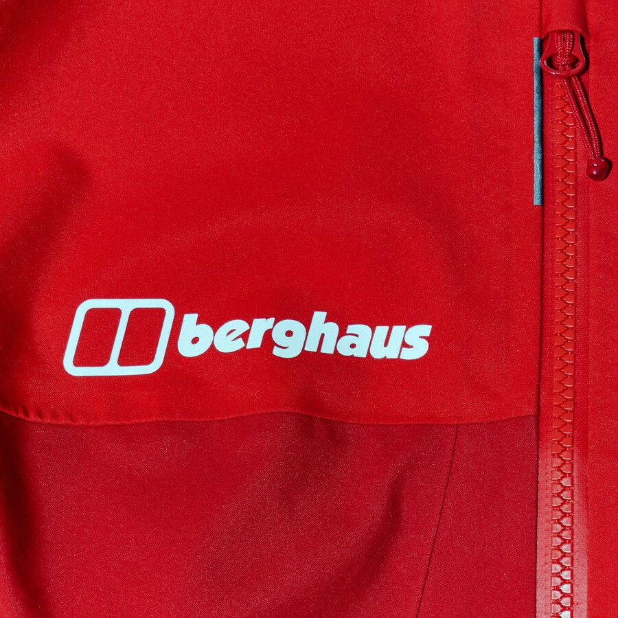 las mujeres del mtn buscador de gore-tex pantalón rojo berghaus