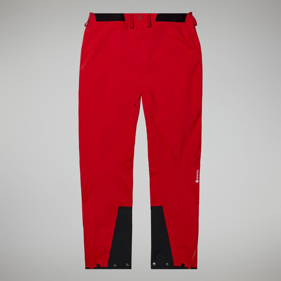 las mujeres del mtn buscador de gore-tex pantalón rojo berghaus