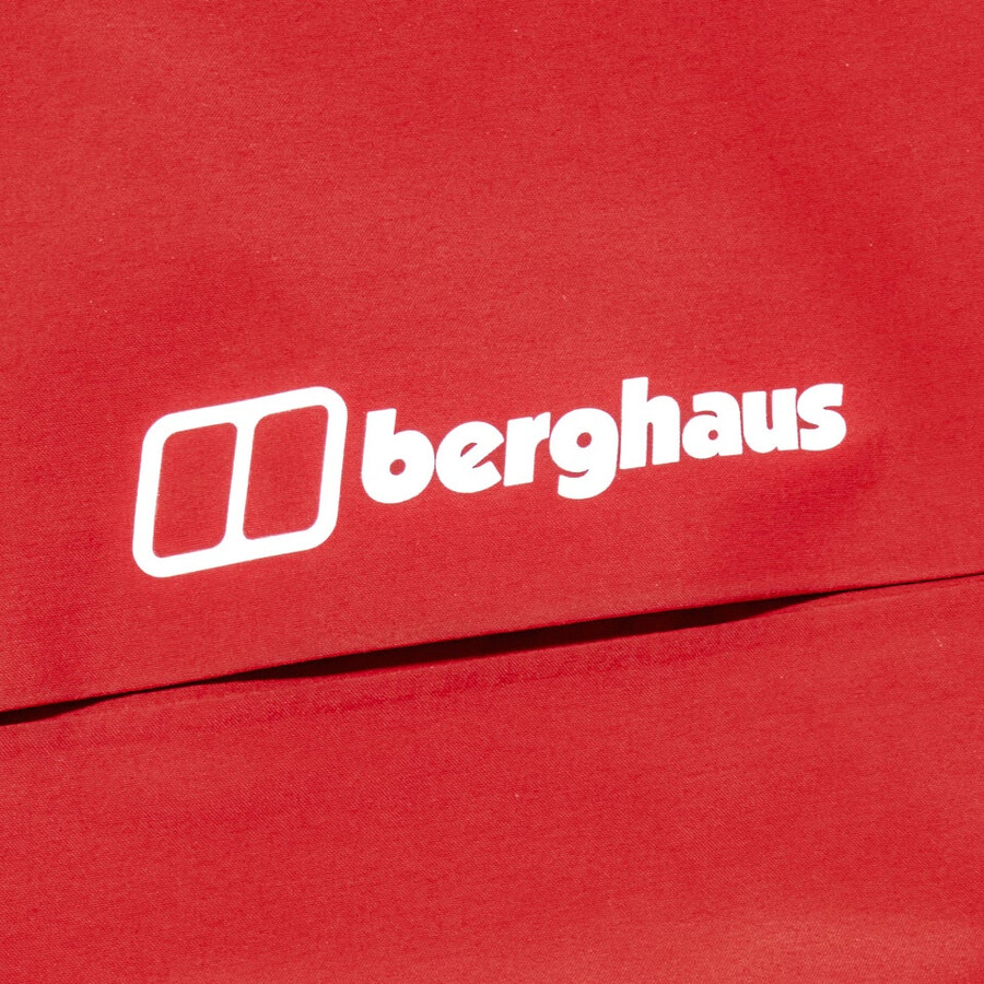 las mujeres del mtn areté descender de gore-tex pantalones bib - rojo berghaus