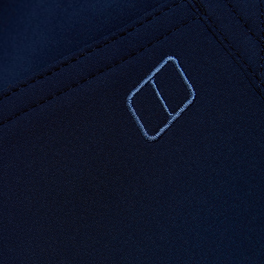 las mujeres cotidiana del flaco tramo pantalón azul berghaus