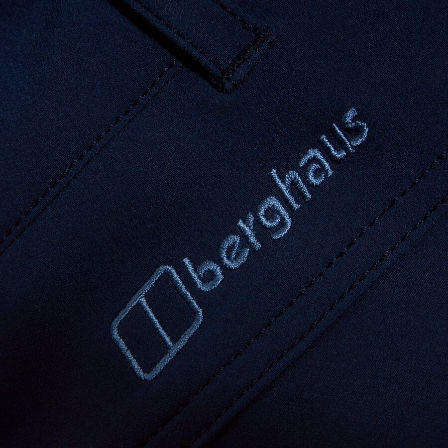 las mujeres cotidiana del flaco tramo pantalón azul berghaus