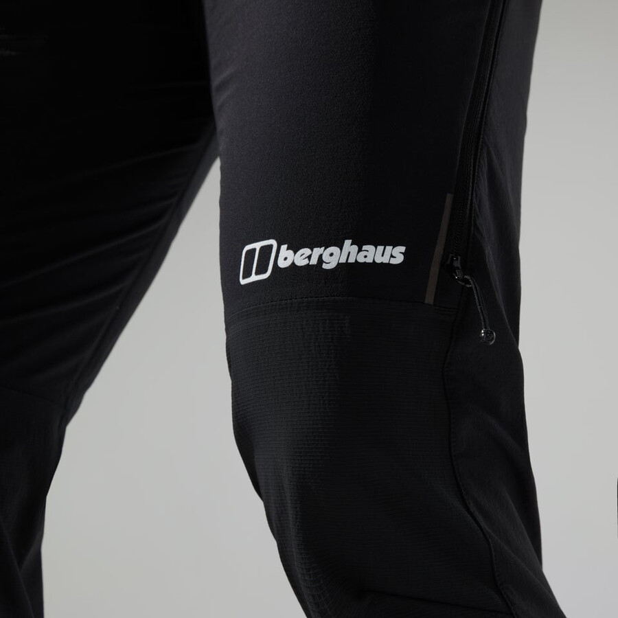 las mujeres del mtn guía alpino pantalón negro berghaus