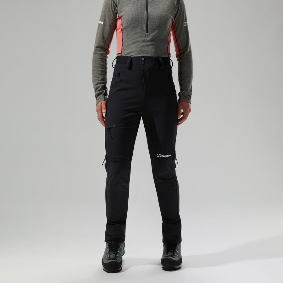las mujeres del mtn guía alpino pantalón negro berghaus