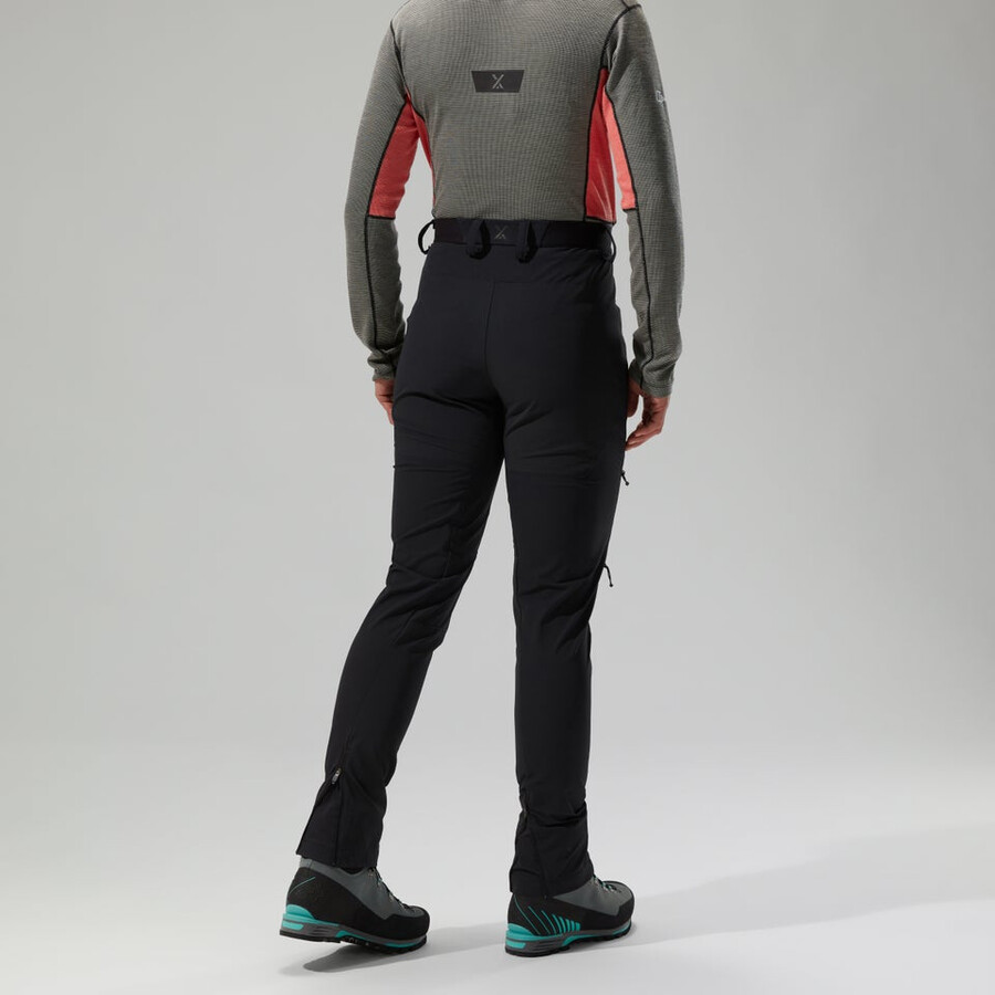 las mujeres del mtn guía alpino pantalón negro berghaus