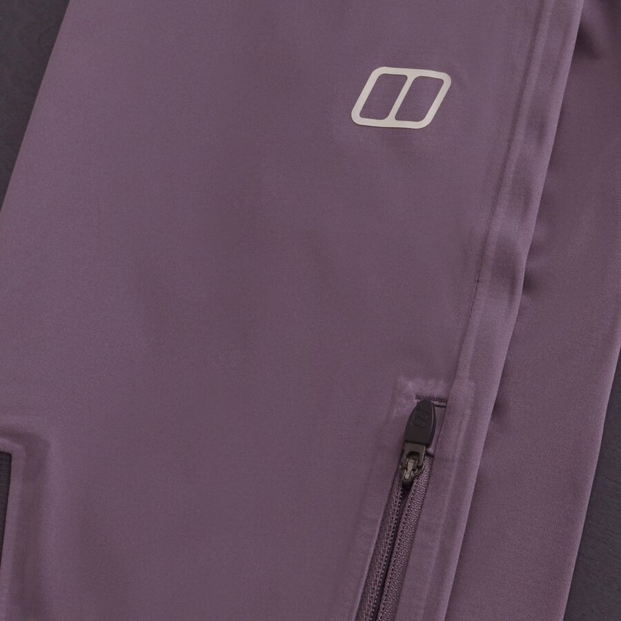 la mujer ridge-roamer softshell pant - púrpura berghaus