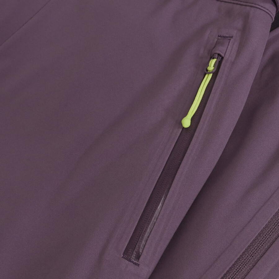 la mujer ridge-roamer softshell pant - púrpura berghaus