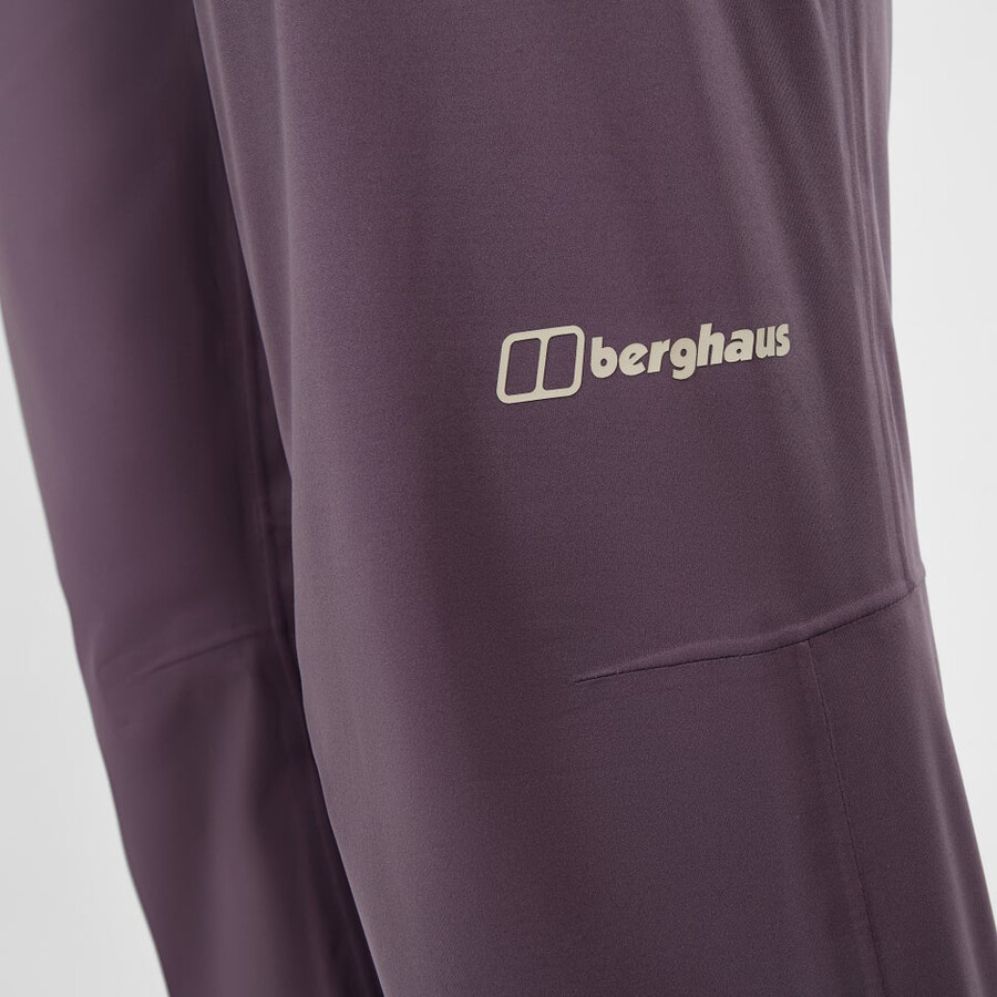 la mujer ridge-roamer softshell pant - púrpura berghaus