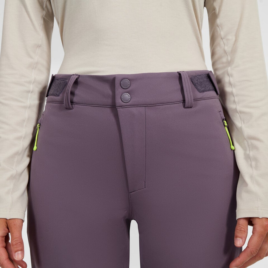 la mujer ridge-roamer softshell pant - púrpura berghaus