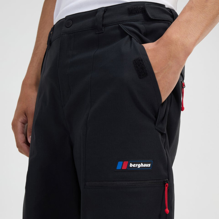 unisex tormenta 25 de carga pantalón negro berghaus