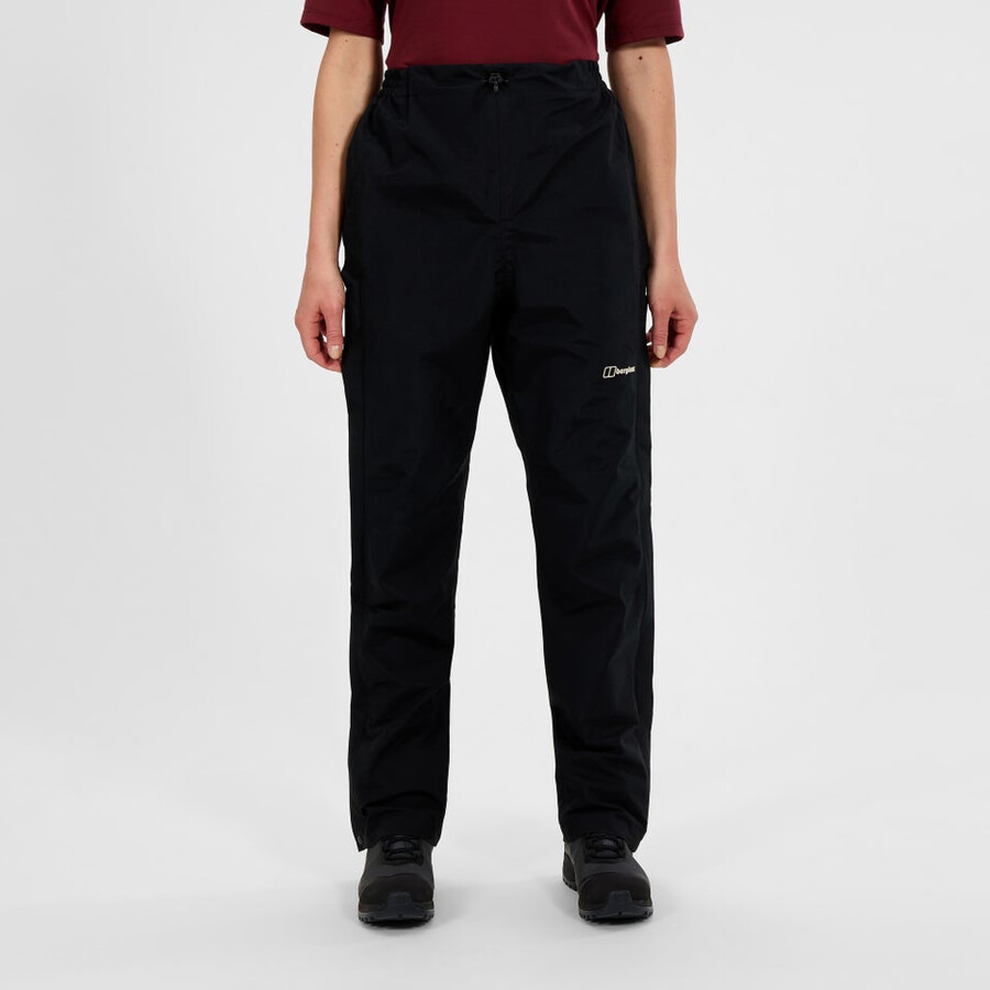 las mujeres del escalador de gore-tex pantalones - negro berghaus