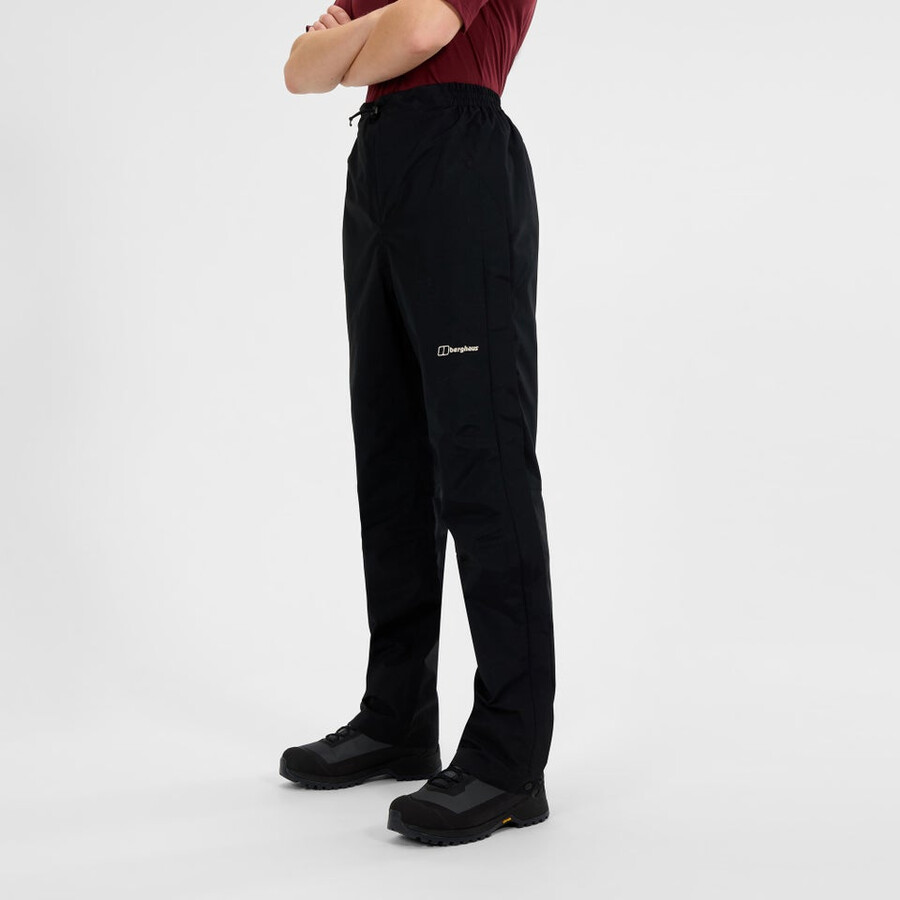 las mujeres del escalador de gore-tex pantalones - negro berghaus