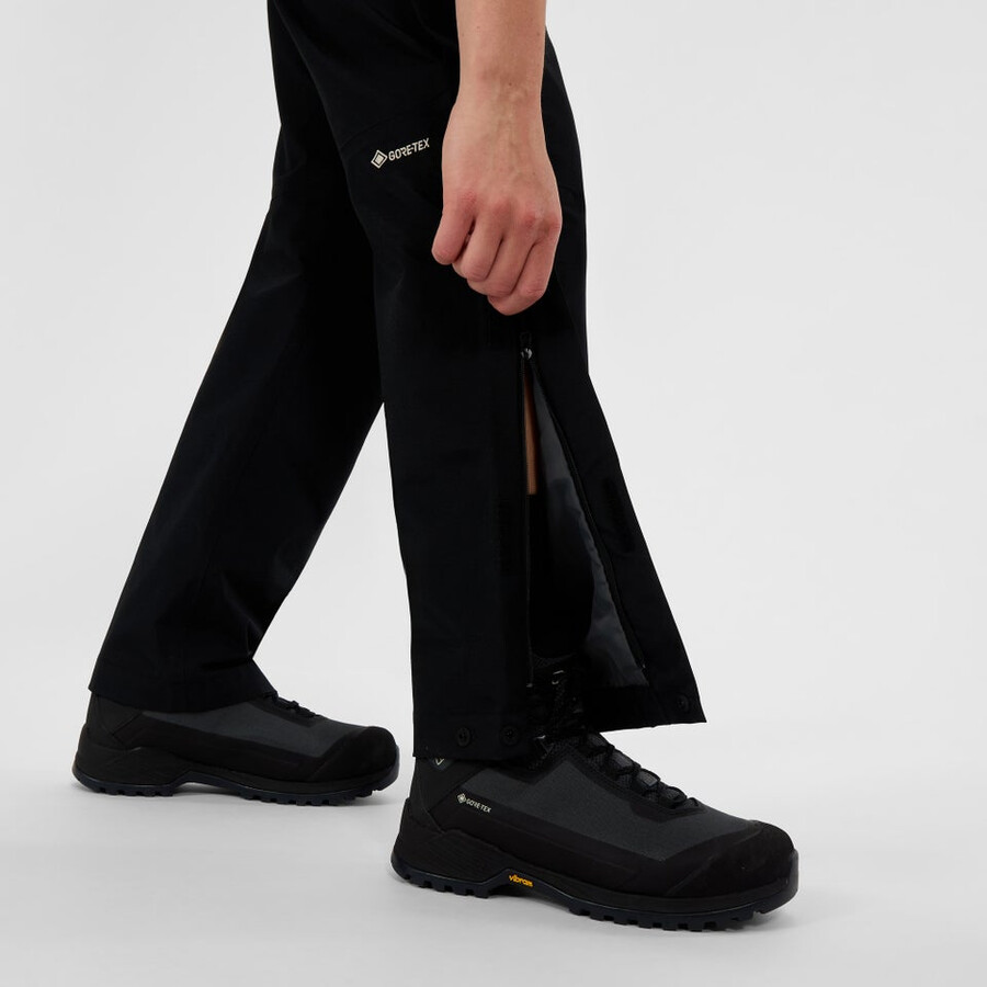 las mujeres del escalador de gore-tex pantalones - negro berghaus