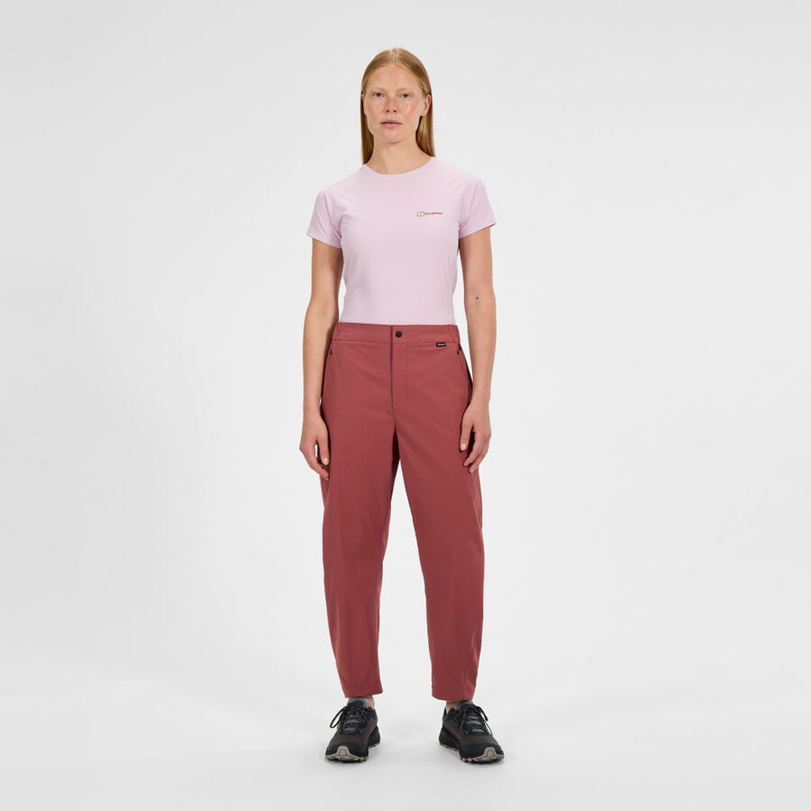 la mujer burwell pantalón rojo berghaus