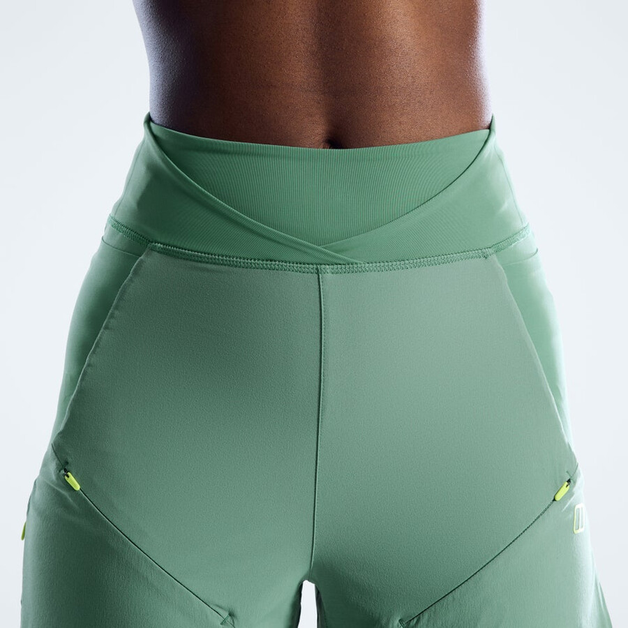 la mujer farren pantalones - verde berghaus