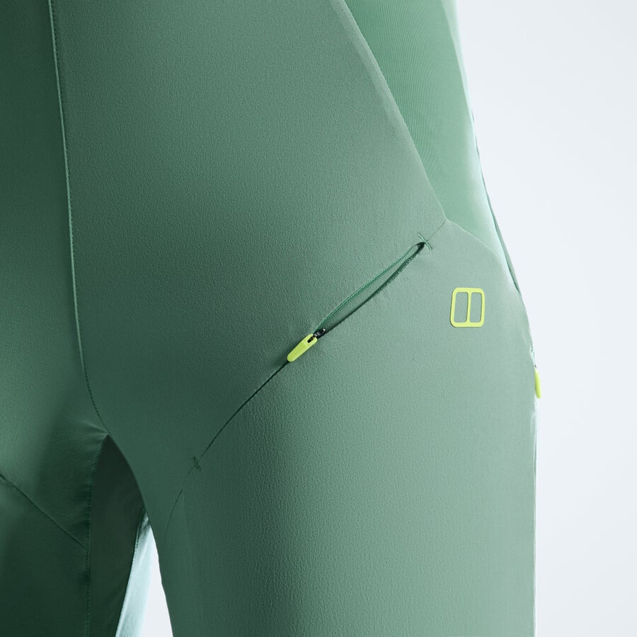 la mujer farren pantalones - verde berghaus