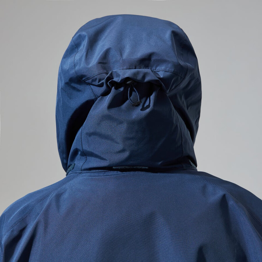 la mujer glissade gore-tex interactivo de la chaqueta - azul oscuro berghaus
