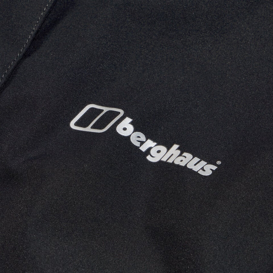 la mujer omeara chaqueta larga - negro berghaus