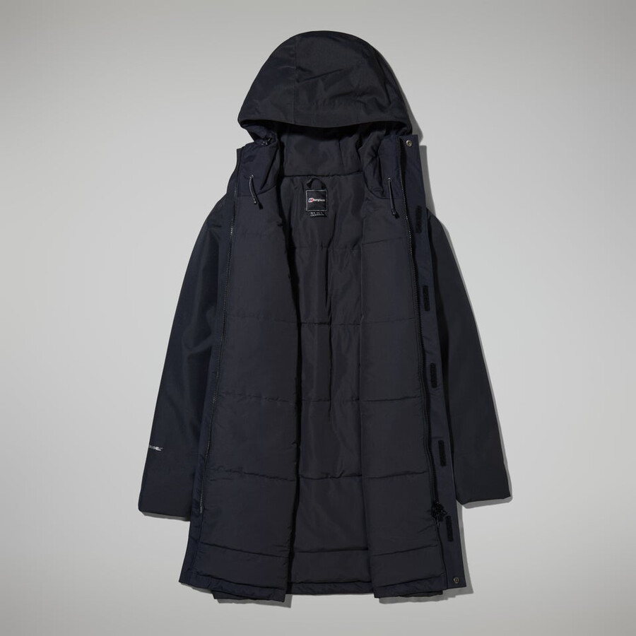 la mujer hinderwick hydroshell chaqueta - negro berghaus