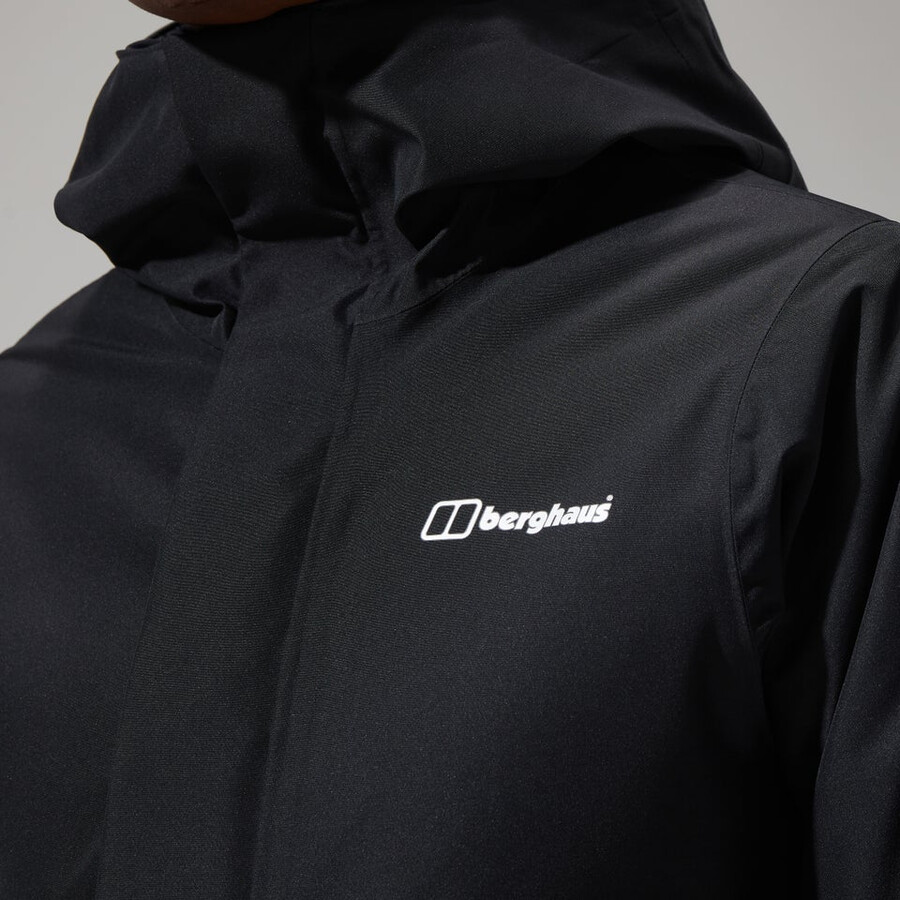 la mujer hinderwick hydroshell chaqueta - negro berghaus