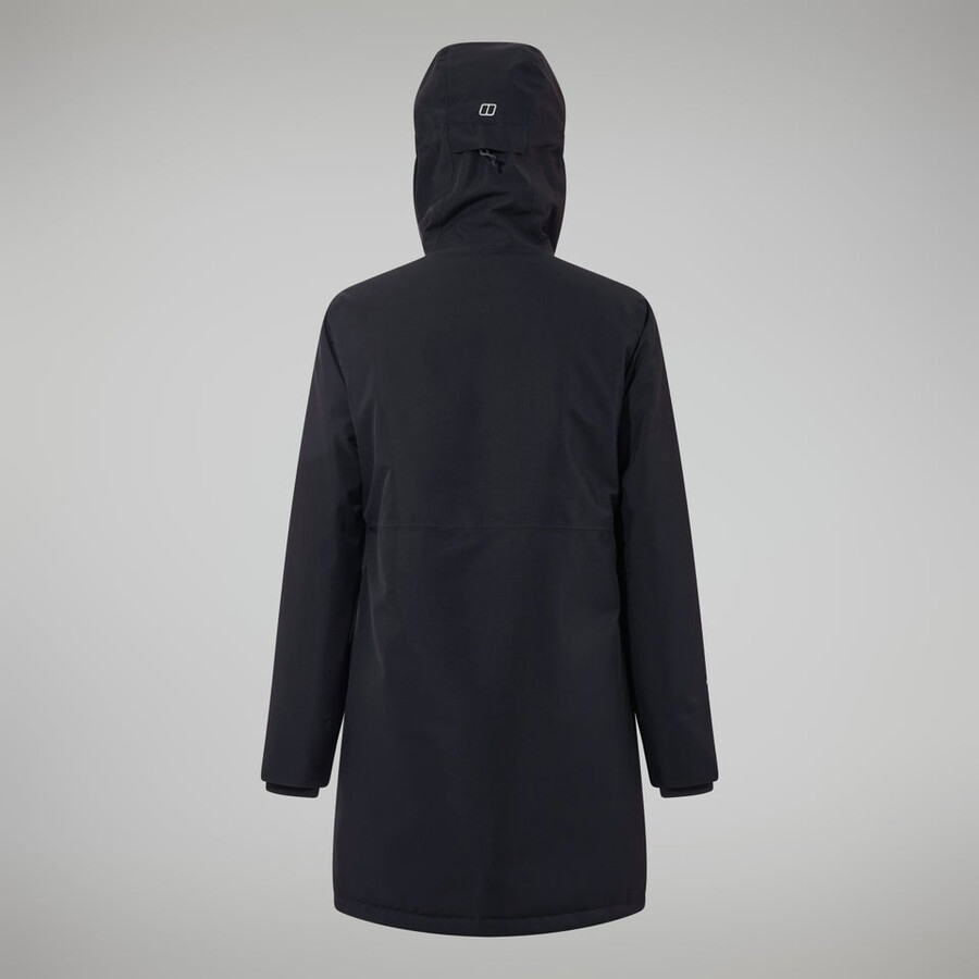 la mujer hinderwick hydroshell chaqueta - negro berghaus