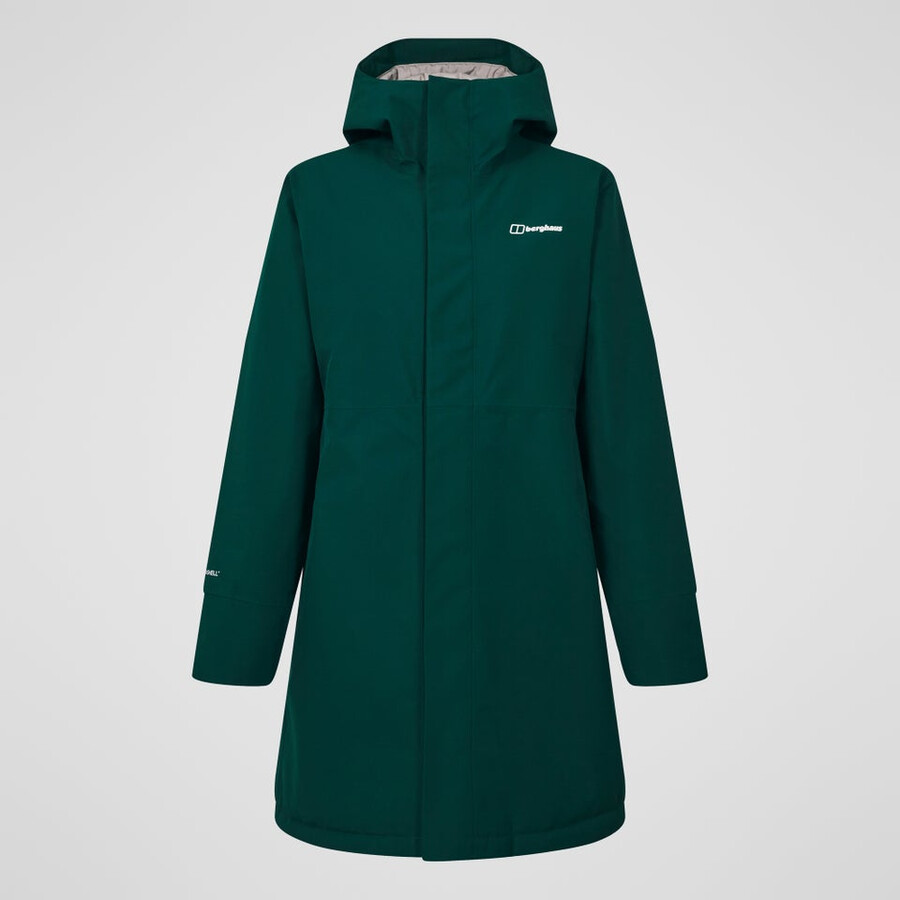 la mujer hinderwick chaqueta - verde berghaus