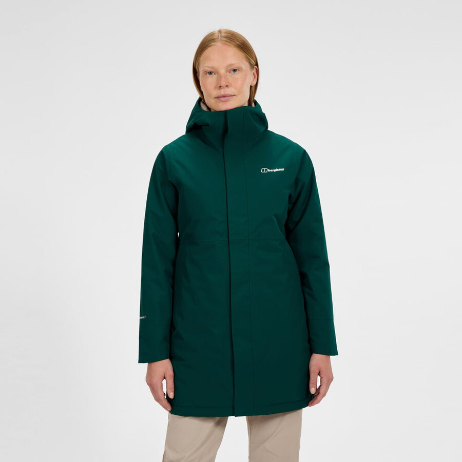 la mujer hinderwick chaqueta - verde berghaus