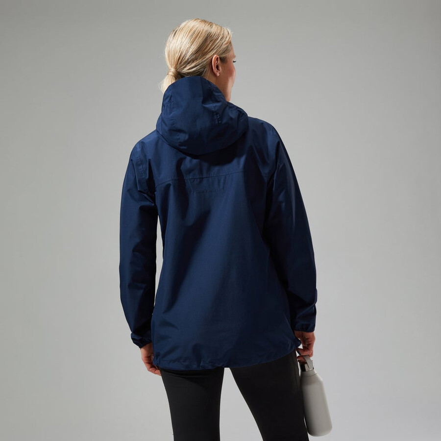 las mujeres del diluvio pro 3.0 impermeable chaqueta - azul berghaus