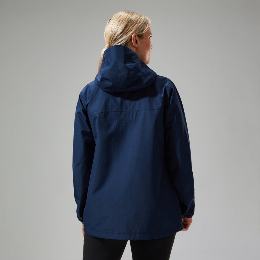 las mujeres del diluvio pro 3.0 impermeable chaqueta - azul berghaus