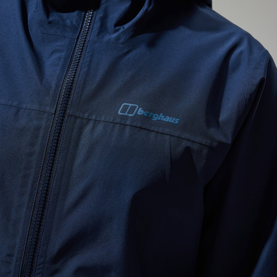 las mujeres del diluvio pro 3.0 impermeable chaqueta - azul berghaus