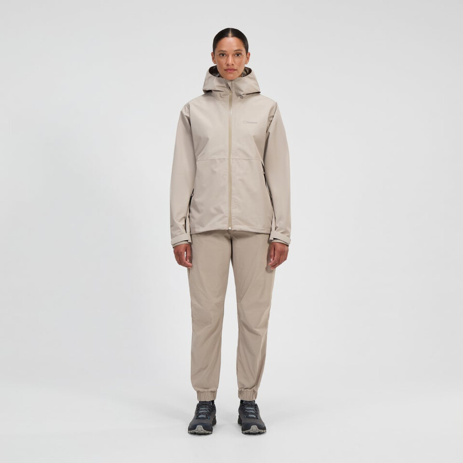 la mujer bramblfell interactivo de gore-tex impermeable chaqueta gris berghaus
