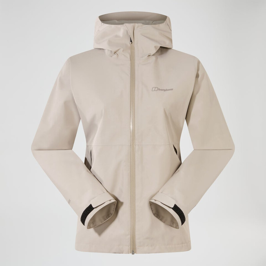 la mujer bramblfell interactivo de gore-tex impermeable chaqueta gris berghaus