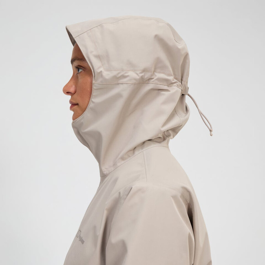 la mujer bramblfell interactivo de gore-tex impermeable chaqueta gris berghaus