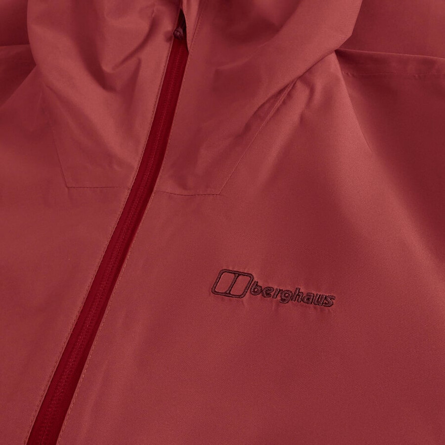 la mujer ahsbery de gore-tex impermeable chaqueta - rojo berghaus