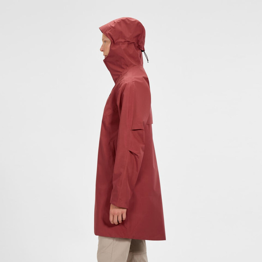 la mujer ahsbery de gore-tex impermeable chaqueta - rojo berghaus