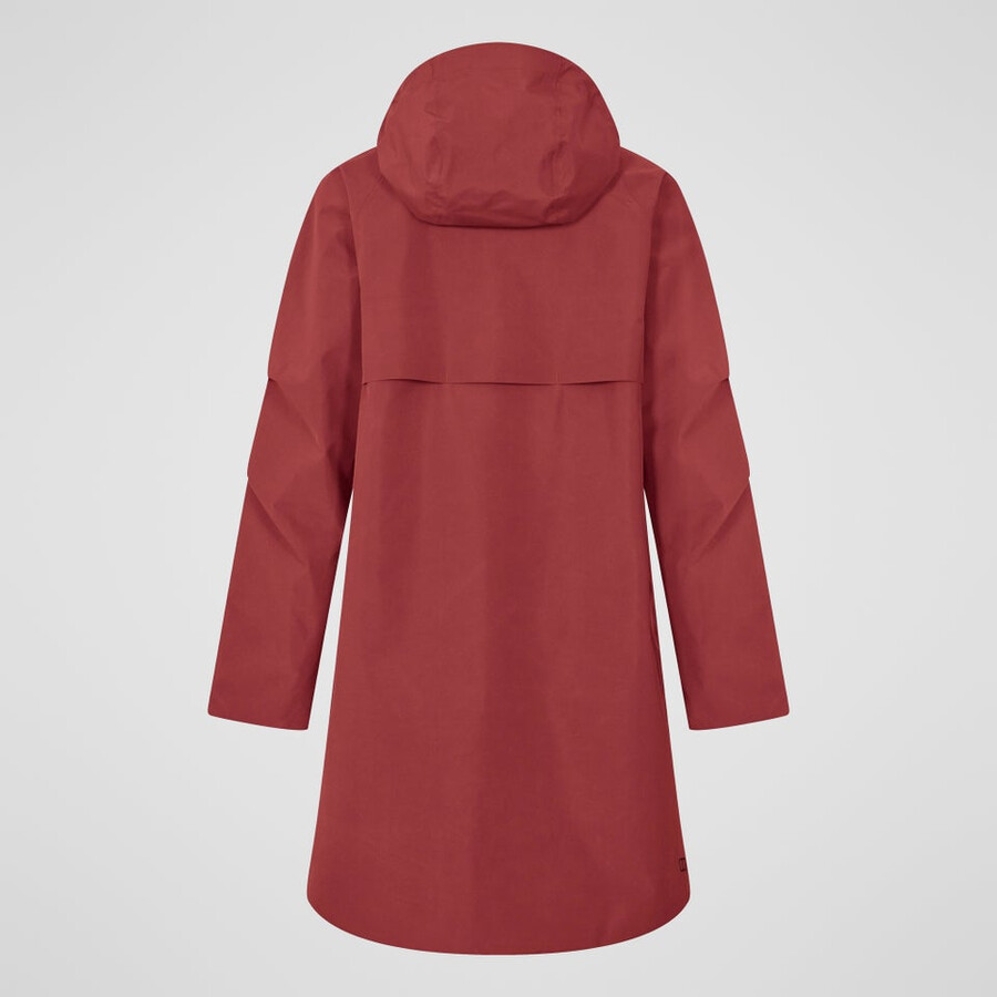 la mujer ahsbery de gore-tex impermeable chaqueta - rojo berghaus