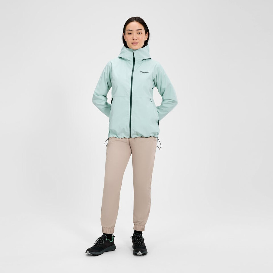 la mujer bramblfell géminis impermeable de gore-tex 3 en 1 chaqueta - verde berghaus