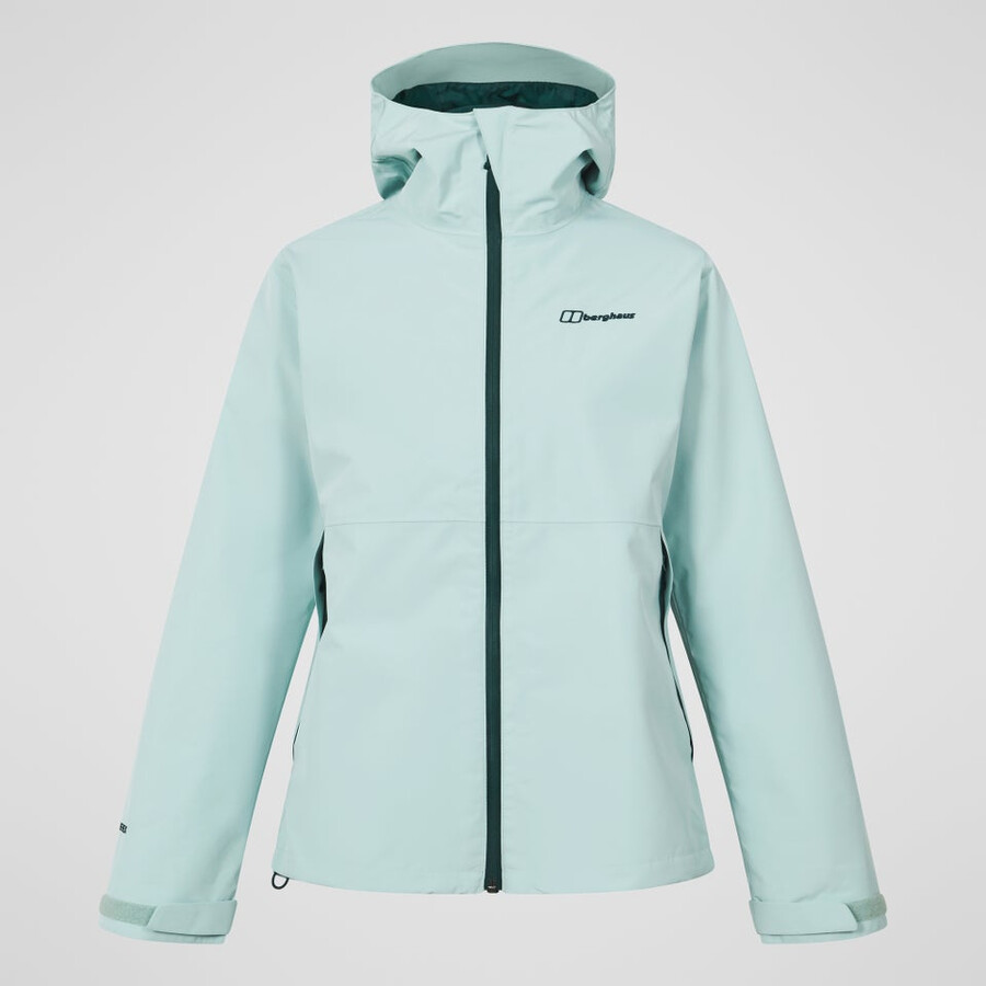 la mujer bramblfell géminis impermeable de gore-tex 3 en 1 chaqueta - verde berghaus