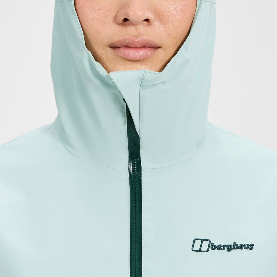 la mujer bramblfell géminis impermeable de gore-tex 3 en 1 chaqueta - verde berghaus