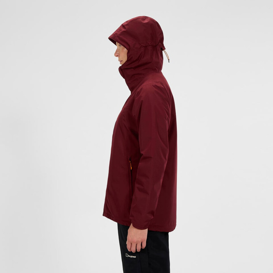 las mujeres del diluvio pro 3.0 chaqueta de aislamiento - rojo berghaus