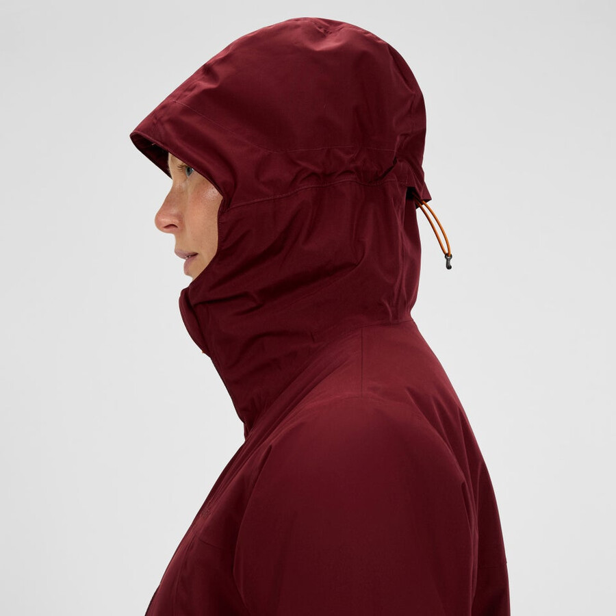 las mujeres del diluvio pro 3.0 chaqueta de aislamiento - rojo berghaus