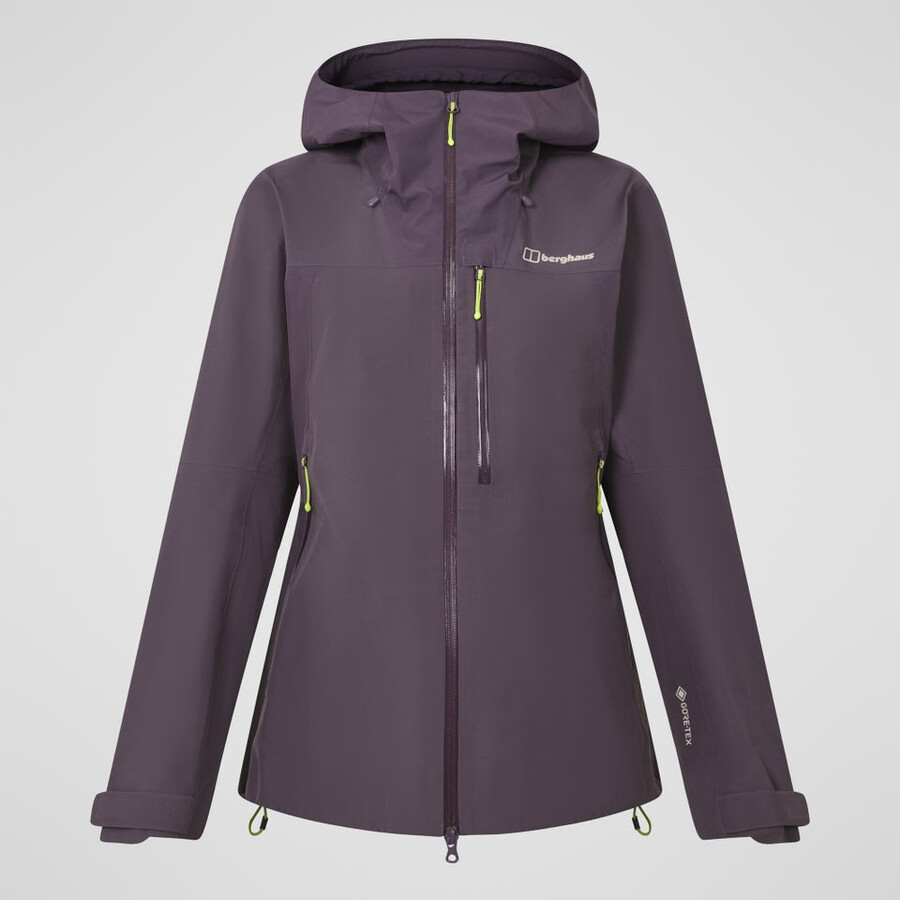 la mujer ridge-buscador chaqueta impermeable - púrpura berghaus
