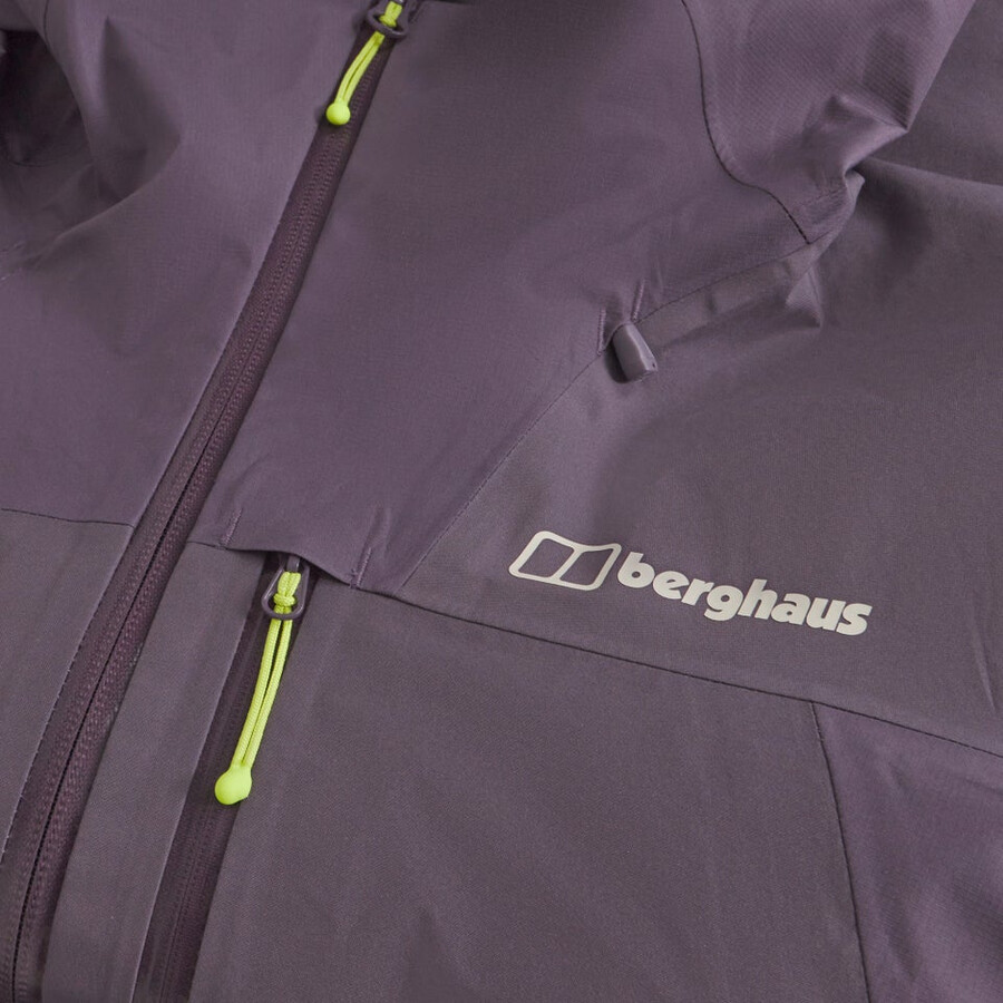 la mujer ridge-buscador chaqueta impermeable - púrpura berghaus