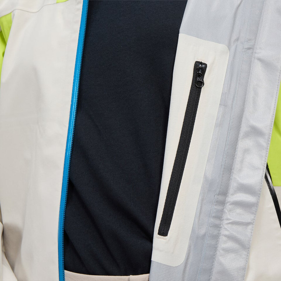 la mujer ridge-buscador de gore-tex impermeable chaqueta grisamarillo berghaus